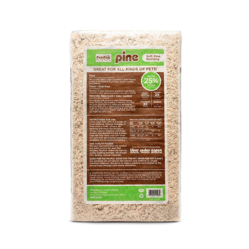 PETSPICK Pine Small Pet Bedding, 24L - Image 4